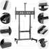 Стойка для телевизора ONKRON TS1991 eLift, 50-100", напольный, наклон,  черный [ts1991e-b]